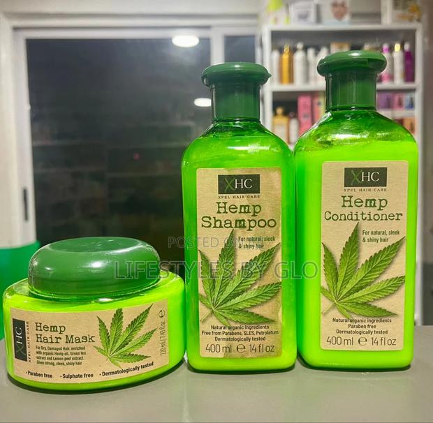 3 Set Hemp Oil Shampoo, Conditioner Mask · Photo 1