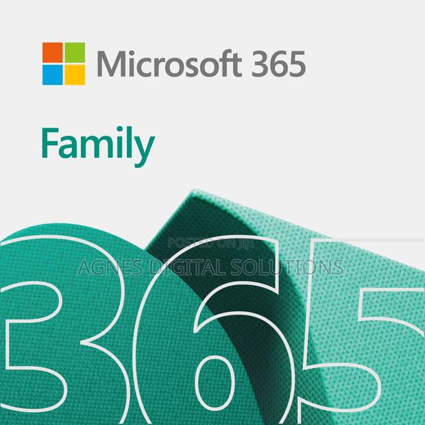 Microsoft 365 Family 1 Year 6 Users