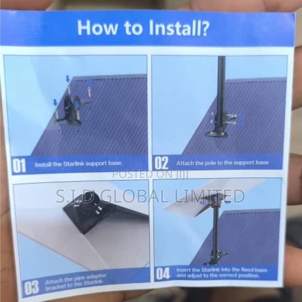 Starlink Gen3 Complete Mounting Kit,Pole, Plate Roof Mount · Photo 4