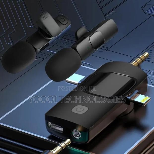 Wireless 3 In1 Dual Lavaliere Microphone photo 3