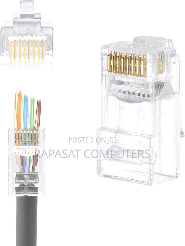 Cat6/6a Pass Through RJ45 Connectors, 20 PCS · Photo 2