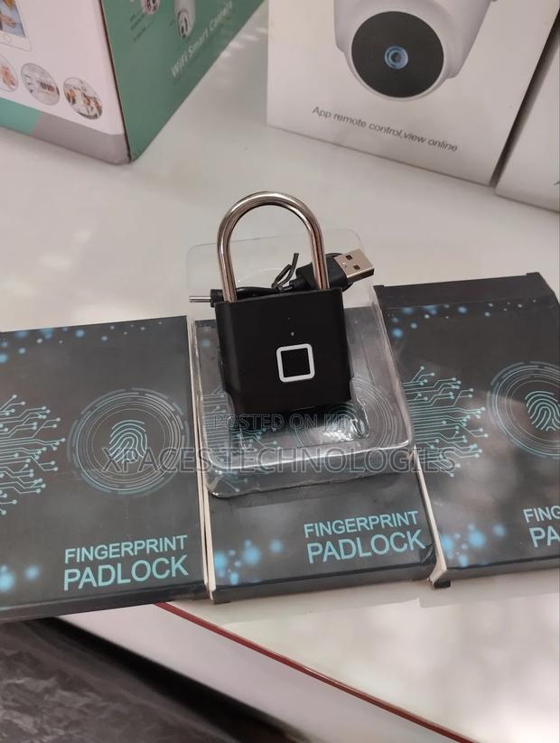 Smart Fingerprint Padlock, Security Door Lock photo 2