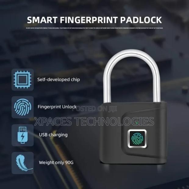 Smart Fingerprint Padlock, Security Door Lock photo 6