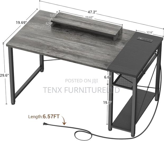 Gaming Desk With USB and RGB Light · Photo 2