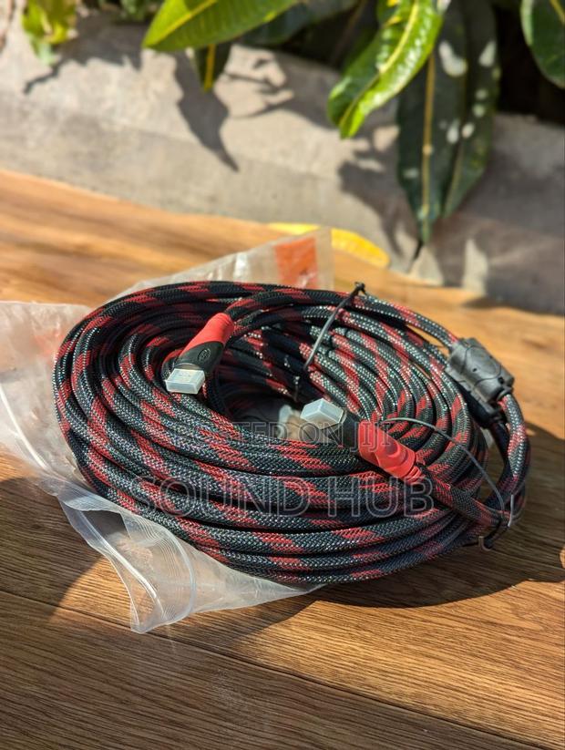 20m High Quality HDMI Cable - Black/Red · Photo 4