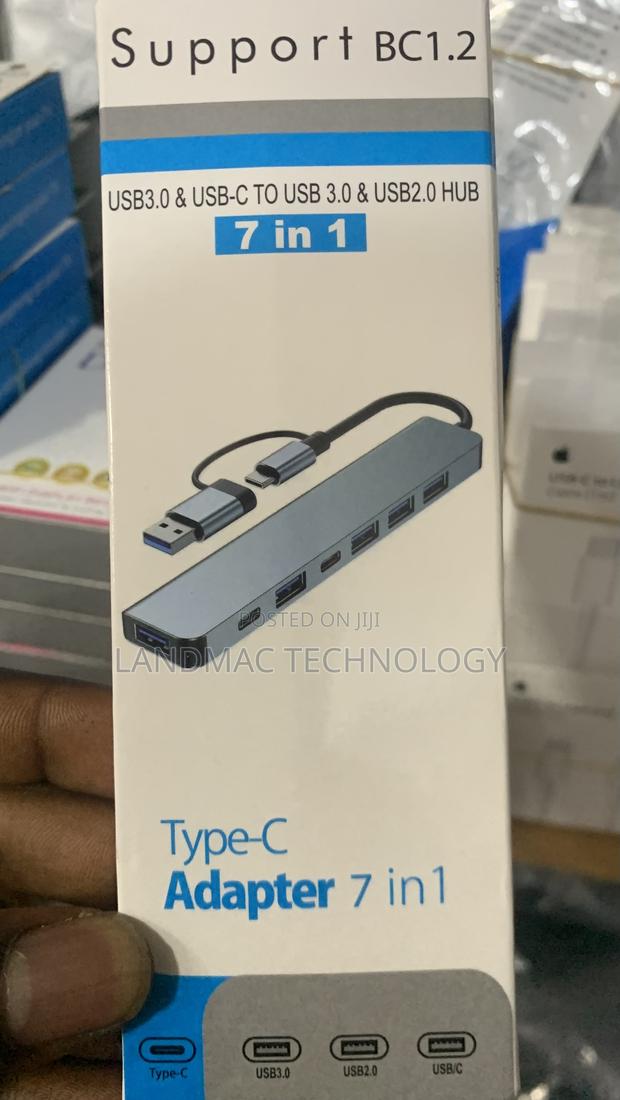 7in1 Multi Ports USB Type C Hub Splitter Adapter Expansion D · Photo 2