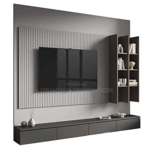 Luxury Modern TV Unit Interior Design photo 3