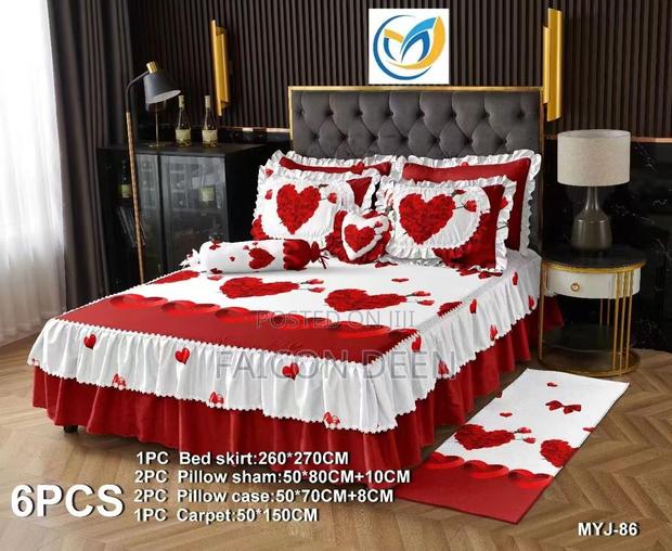 All in One Bed Set; 1 Carpet , 1bedsheet,4 Pillow Cases · Photo 1