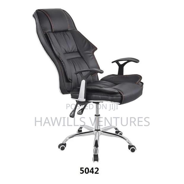 Leather Swivel Adjustable Recliner Chair