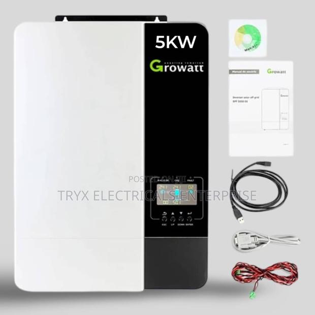 SPF 5000 Es Integrated 5kw Growatt Inverter- Hybrid