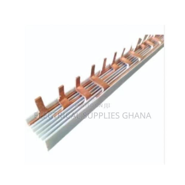 3 Phase 4 Pole Comb Busbar, 415VAC, 18mm Pitch