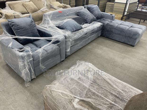 Classic L Shape Sofa With Single · Photo 2