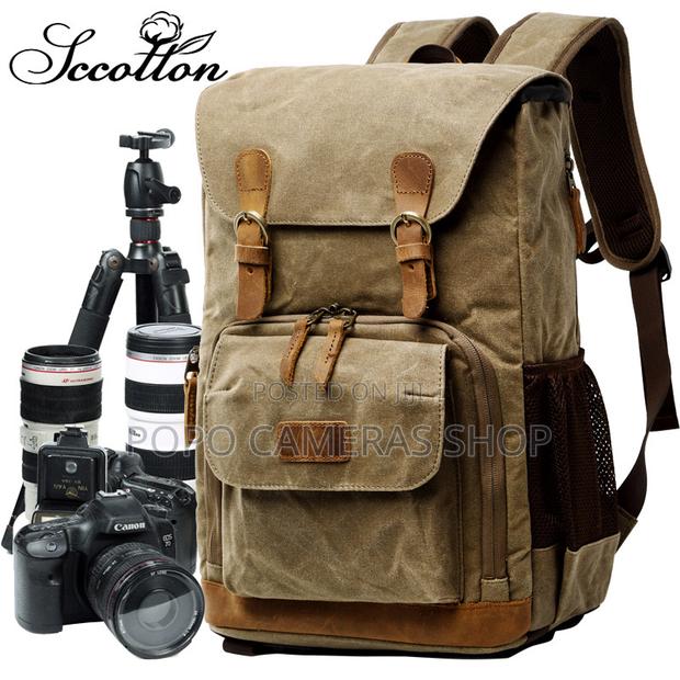 Leather + Canvas Camera Bag · Photo 2