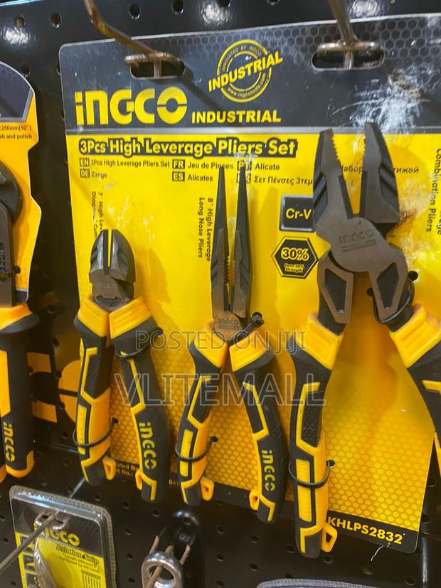 Ingco 3pcs High Leverage Pliers Set · Photo 2