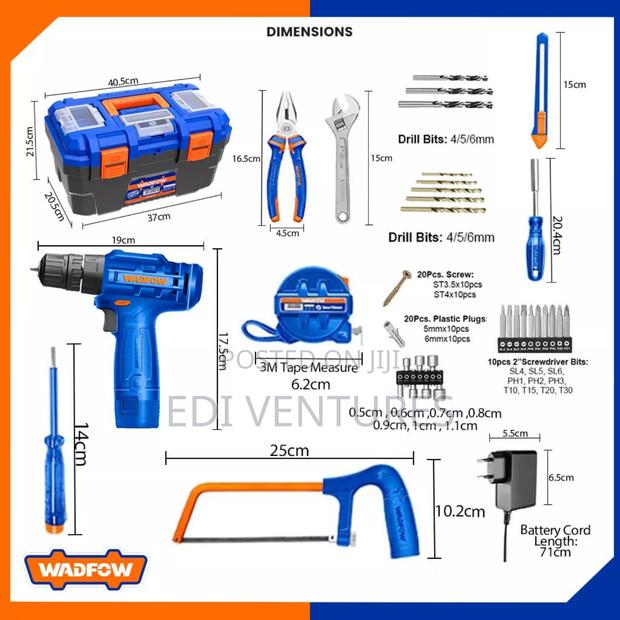 Wadfow 77 PCS Tools Set Wdt1b77 · Photo 4