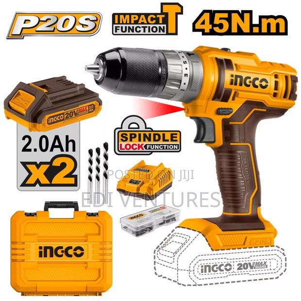 Ingco Cordless Impact Drill 20volts · Photo 2