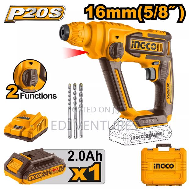 Ingco Cordless Rotary Hammer Crhli20168 · Photo 3