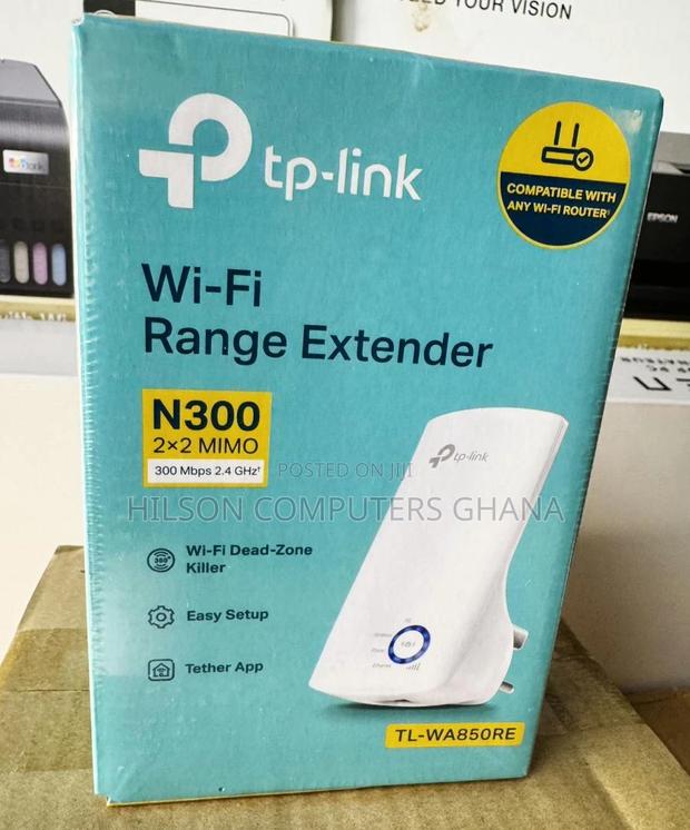 Tp-Link 300mbps Wi-Fi Range Extender Tl-Wa850re photo 3