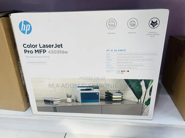 New 2023 Hp 4303fdw Color Laser Jet Pro 4 in 1 Printer · Photo 3