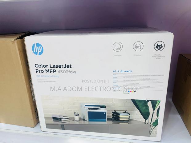 New 2023 Hp 4303fdw Color Laser Jet Pro 4 in 1 Printer · Photo 4