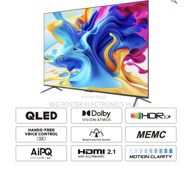 TCL 85’’ Inches QLED HDR Metallic Bezel-Less Google TV