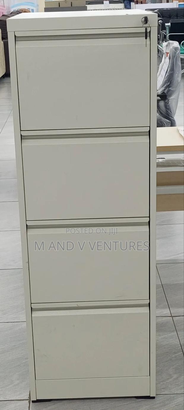 4 Drawer Cabinet Light Gray