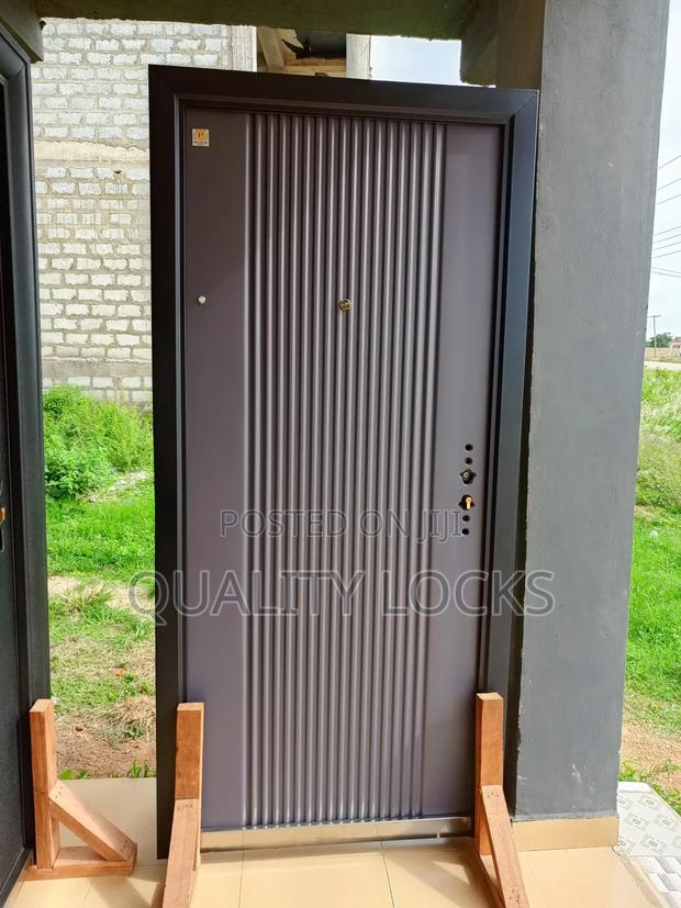 New Elegant Gray Metal Security Door · Photo 2
