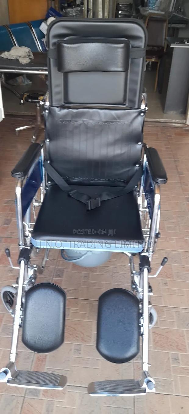 Abs Commode Wheelchair With Backrest · Photo 4