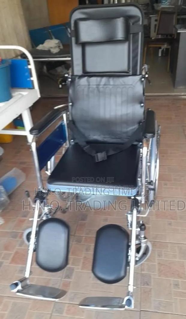 Abs Commode Wheelchair With Backrest · Photo 3