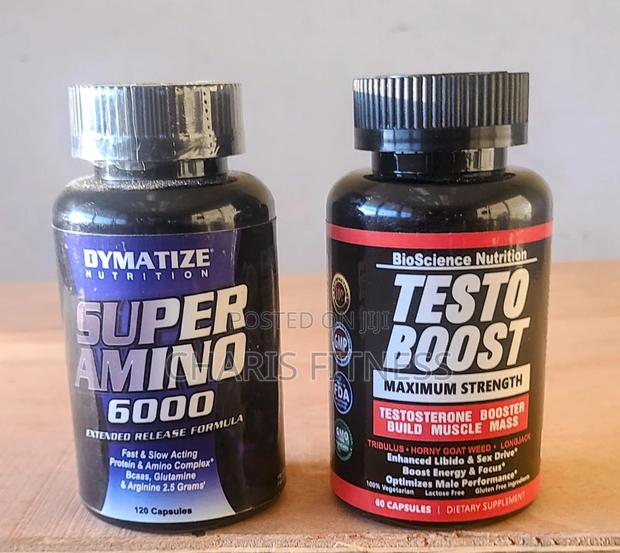 Testo Bosst + Amino 6000 -Testosterone Booster and Protein · Photo 4