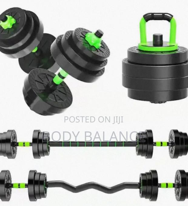 30kg (4 in 1) Dumbells/Barbells · Photo 3