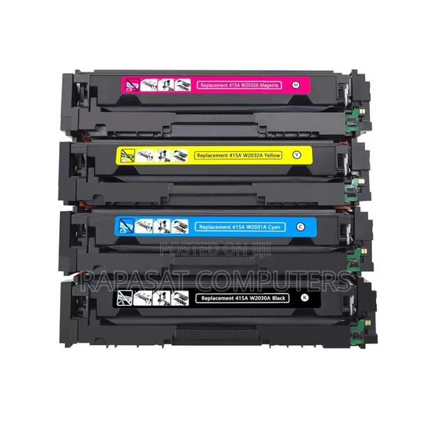 CMYK 415A HP Compatible Toner All Colors - ₵500 Per Color · Photo 2