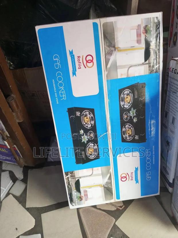 Gas Stove 3 Burner Glass Surface