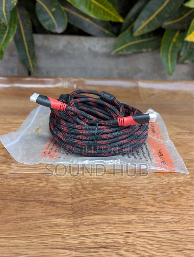 15m High Quality HDMI Cable - Black/Red · Photo 3