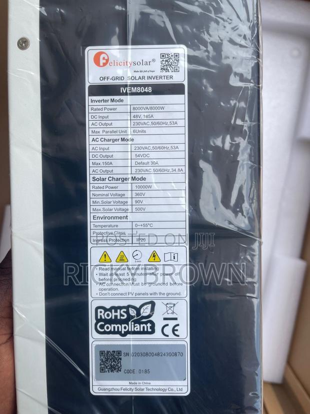 48v 8000watts Felicity Hybrid Inveters photo 2