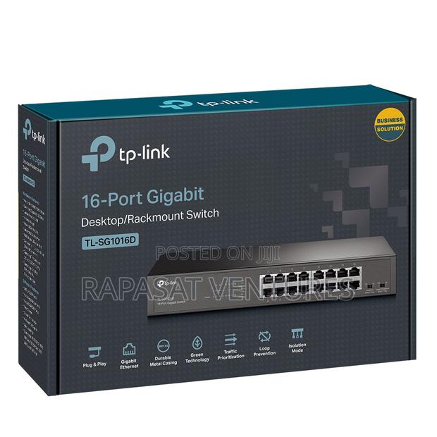 Tp-Link Tl-Sg1016d 16-Port Gigabit Desktop/Rackmount Switch · Photo 2