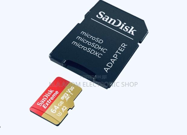 Sandisk Micro SD - 64GB With SD Adapter · Photo 2