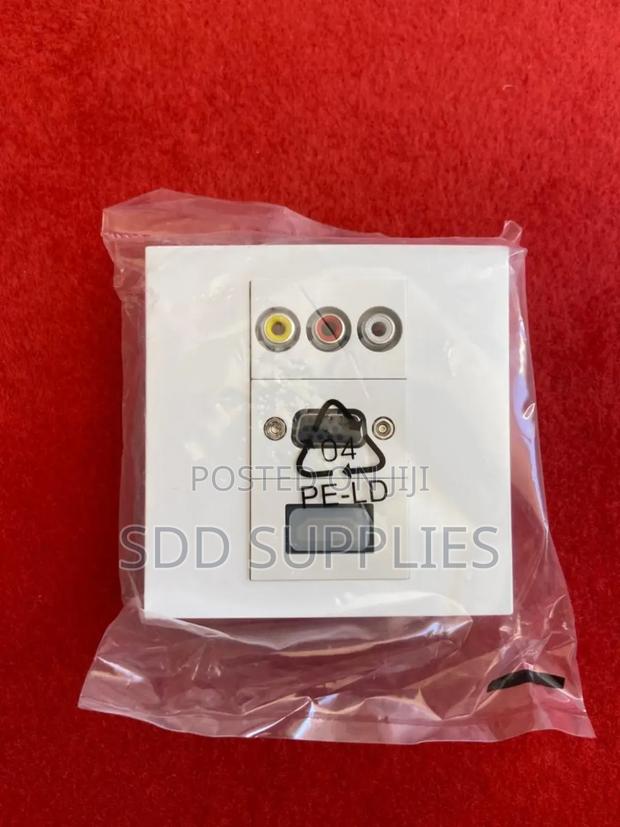 Face Plate ( HDMI + VGA + AV) Wall Plate · Photo 2