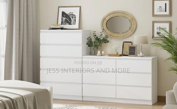 Bedroom Dresser (White) 11 Drawers