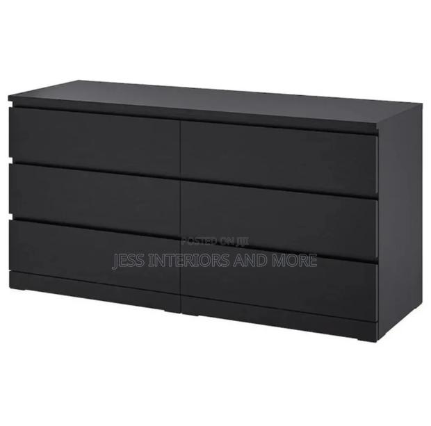 Dresser 6 Drawer (Black)