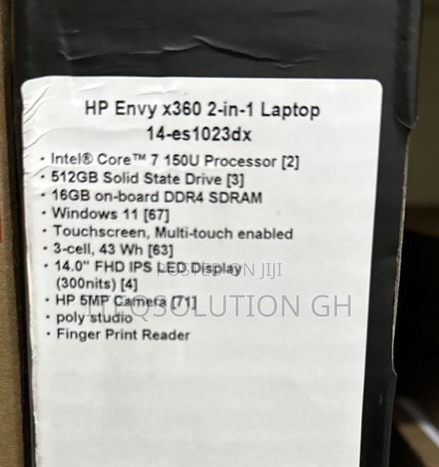 New Laptop HP Envy X360 16GB Intel Core Ultra 7 SSD 512GB photo 2