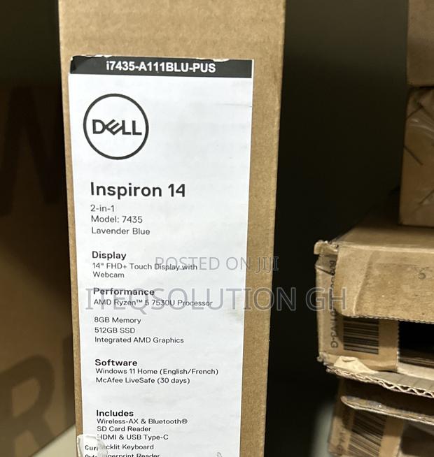 New Laptop Dell Inspiron 14 7437 8GB AMD Ryzen 5 SSD 512GB