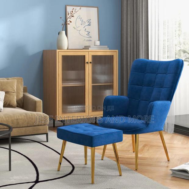 Accent Chair With Footstool · Photo 2