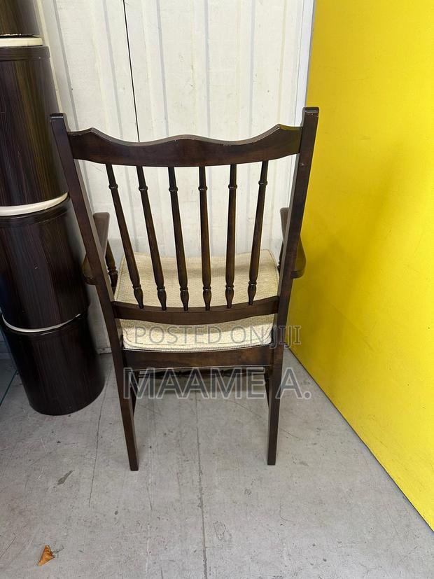 Dark Brown Wooden Chair · Photo 2