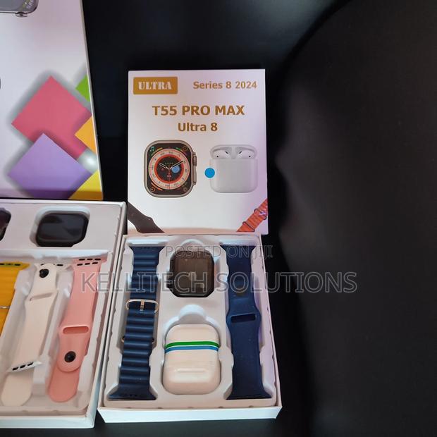 T55 Pro Max Ultra Smart Watch With Airpod