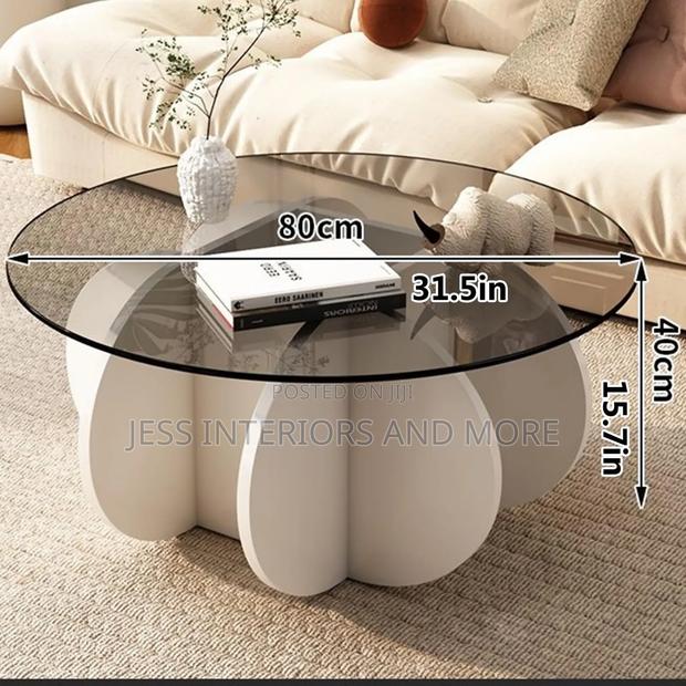 Glass Coffee Table
(White)