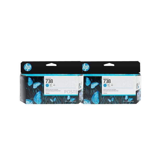 HP 738 130-Ml Cyan Designjet Ink Cartridge · Photo 2