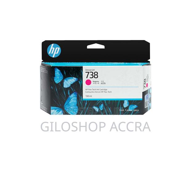 HP 738 130-Ml Magenta Designjet Ink Cartridge · Photo 2