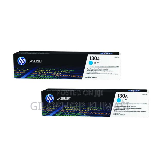 HP 130A Cyan Original Laserjet Toner Cartridge, CF351A · Photo 2