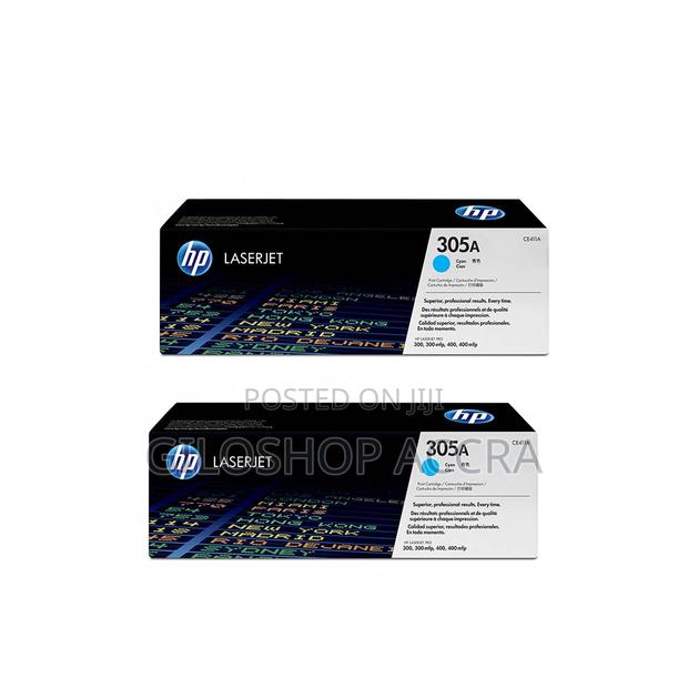 HP 305A Cyan Original Laserjet Toner Cartridge, CE411A · Photo 2